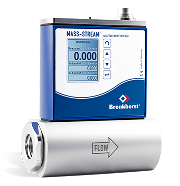 Direct Thermal Mass Flow Meter for Gases, IP65 protected D-6370 MFM Bronkhorst