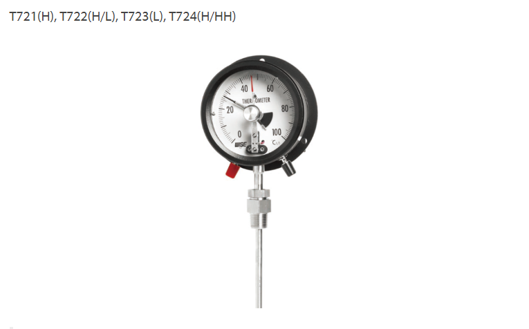Đồng hồ đo áp suất T721 Wise - Đại lý Wisecontrol Việt Nam