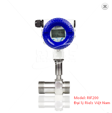 Đồng hồ đo lưu lượng tuabin RIF200 có màn hình Riels Việt Nam
