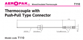 Cảm biến nhiệt độ T110 Okazaki - Thermocouple T110 - Can nhiệt T110 Okazaki