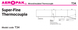 Cảm biến nhiệt độ T34 Okazaki - Thermocouple T34 - Can nhiệt T34 Okazaki