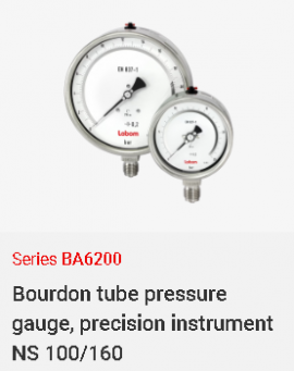 Đồng hồ đo áp suất chính xác dạng cơ BA6200 Labom - Đại lý Labom Việt Nam
