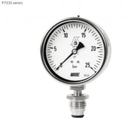 Đồng hồ đo áp suất P753S Wise - Đại lý Wisecontrol Việt Nam