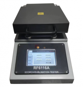 Máy kiểm tra độ cháy để đo độ bền màu của vải dệt khi ép nóng và sấy khô RF6116A