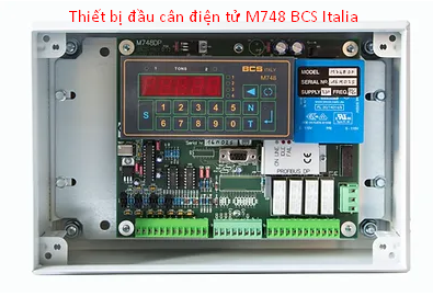 Thiết bị đầu cân điện tử M748 BCS Italia - Đại lý phân phối BCS Italia Việt Nam