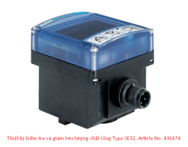 Thiết bị kiểm tra và giám lưu lượng chất lỏng Burkert Type SE32, Article No. 436474