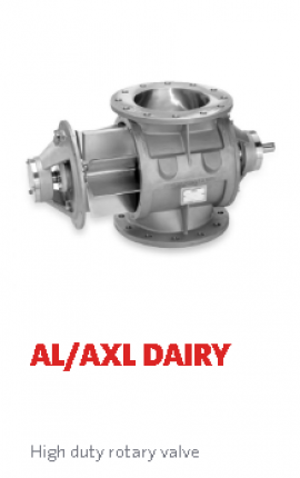 Van quay ngành công nghiệp thực phẩm sữa - AL-AXL DAIRY HIGH DUTY ROTARY VALVE