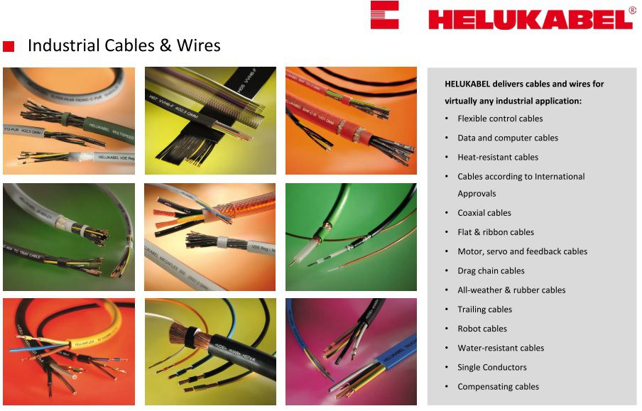 Tổng hợp các dòng cáp HELUKABEL được ưa chuộng tại Việt Nam - Đại lý HELUKABEL Việt Nam