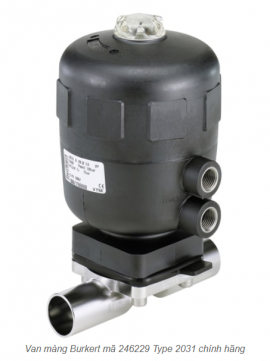 Van Màng Burkert 2/2-Way Piston-Operated Diaphragm Valve - Mã 246229 Chính Hãng